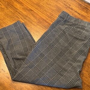 Old Navy Black and White Checkered Pants